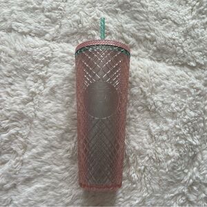Starbucks Venti 24oz Pink Crystal Cold Cup Tumbler